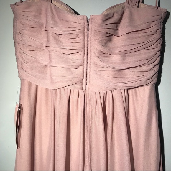 WEDDING GUEST MAXI DRESS CONVERTIBLE MAUVE Birdy Grey MARIA + POCKETS + SLIT - Picture 9 of 16